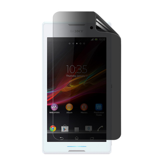 Sony Xperia C Privacy Plus Screen Protector