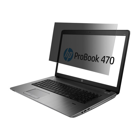 HP ProBook 470 G2 (Touch) Privacy Plus Screen Protector