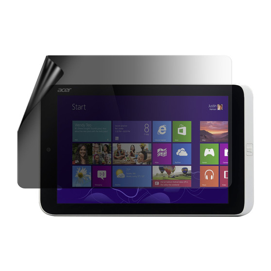 Acer Iconia W3-810 Privacy Lite Screen Protector