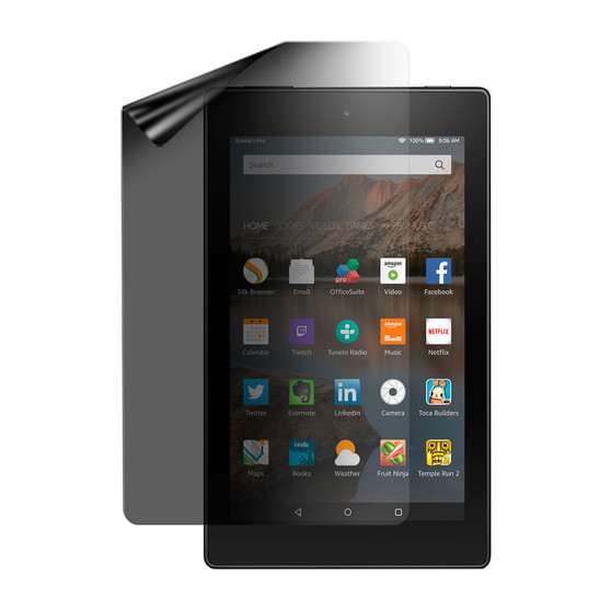 Amazon Fire HD 8 (6th Gen) Privacy Lite (Portrait) Screen Protector