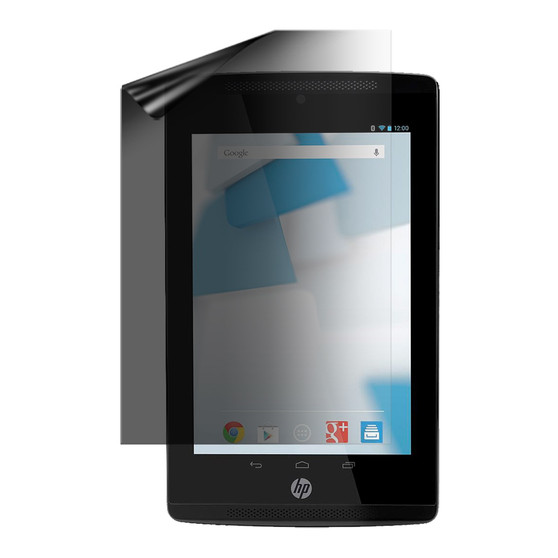 HP Slate 7 Extreme Privacy Lite (Portrait) Screen Protector