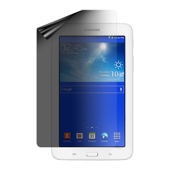 Samsung Galaxy Tab 3 Lite Privacy Lite (Portrait) Screen Protector