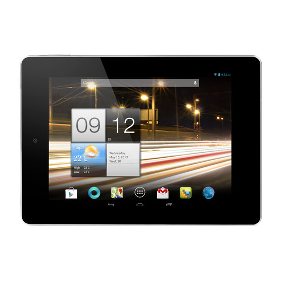 Acer Iconia Tab A1-810 Privacy Quad Screen Protector