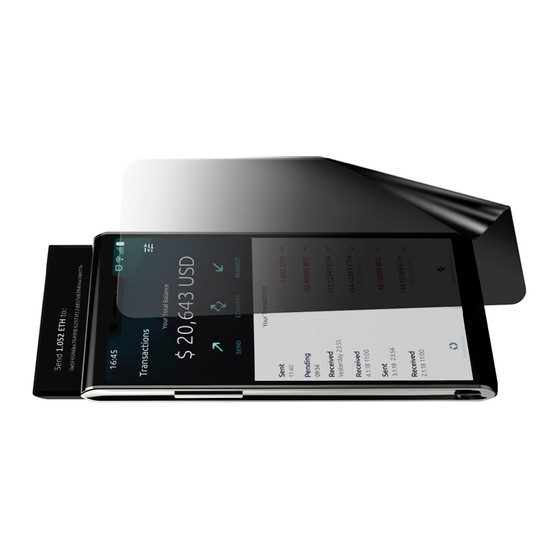 Sirin Labs Finney Privacy Lite (Landscape) Screen Protector