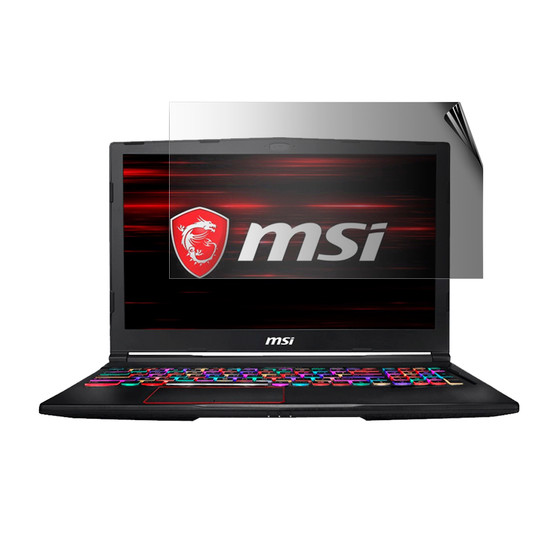 MSI GE63 Raider RGB 8RE Privacy Screen Protector