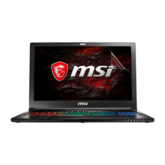 MSI GS63 7RD Stealth Vivid Screen Protector