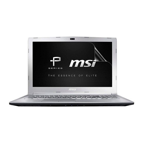 MSI Prestige PE62 8RD Vivid Screen Protector
