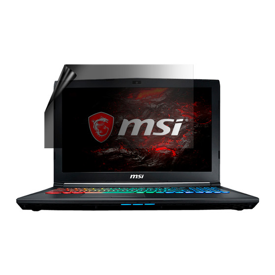 MSI GP62MVR 7RFX Leopard Pro Privacy Lite Screen Protector