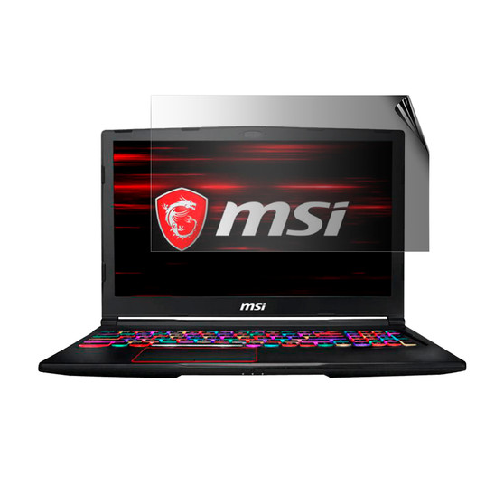 MSI GE63 Raider RGB 8RF Privacy Screen Protector