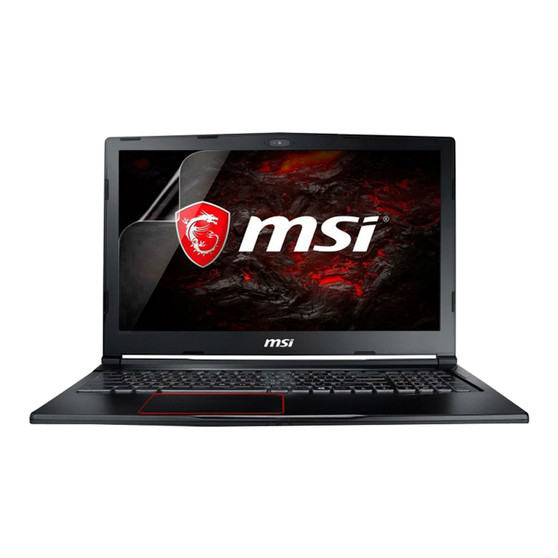 MSI GE63VR 7RE Raider Matte Screen Protector
