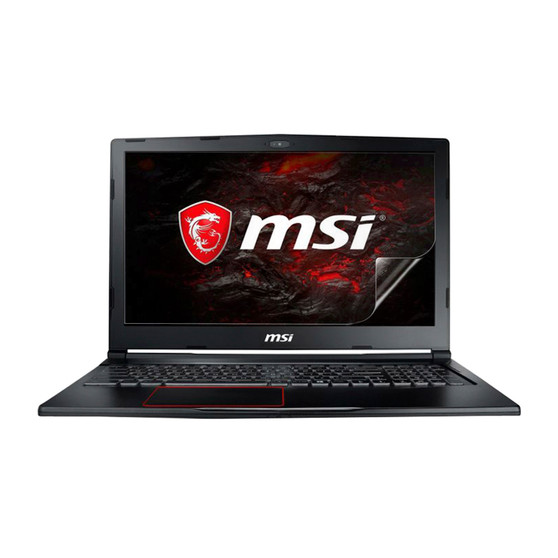 MSI GE63VR 7RE Raider Impact Screen Protector