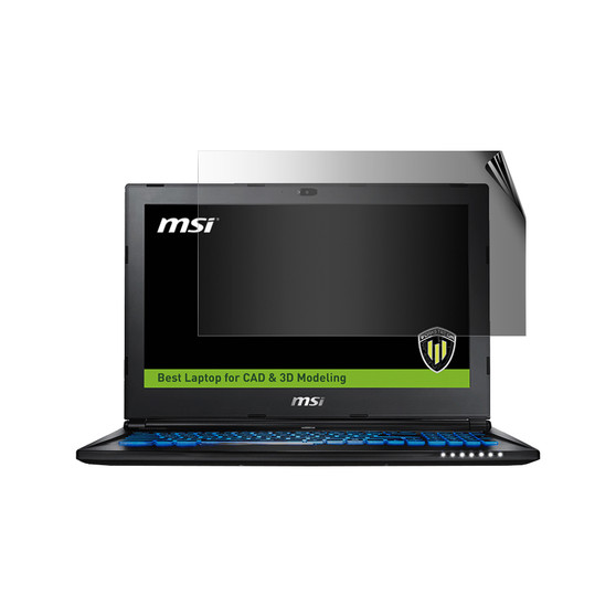 MSI Workstation WS60 6QJ Privacy Screen Protector