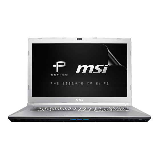 MSI Prestige PE72 8RD Vivid Screen Protector