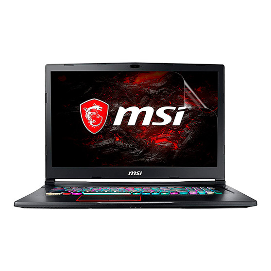 MSI GE73VR 7RE Raider Vivid Screen Protector