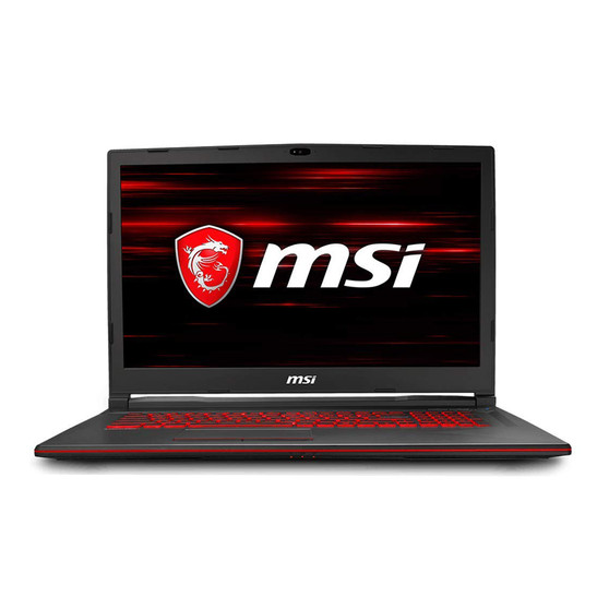 MSI GL73 8RD Privacy Quad Screen Protector