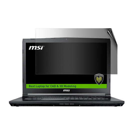MSI Workstation WE72 7RJX Privacy Screen Protector