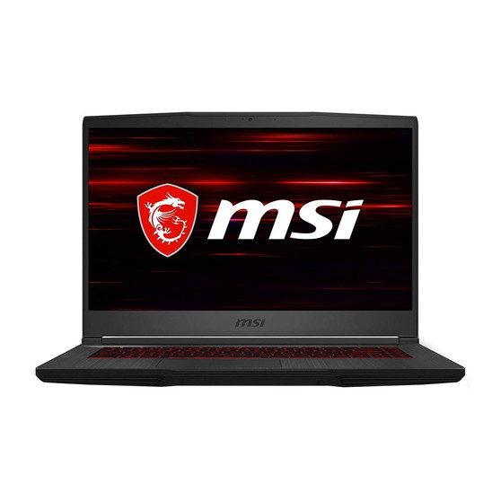 MSI GF65 Thin 9SE Privacy Quad Screen Protector