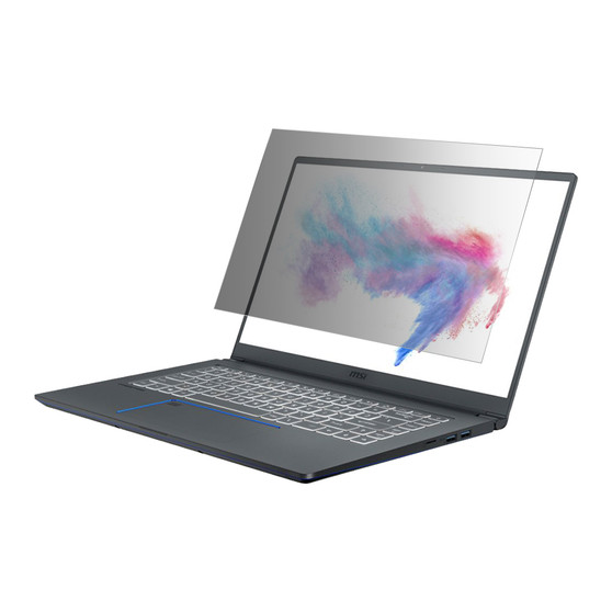 MSI Prestige 15 A10SC (2019) Privacy Screen Protector