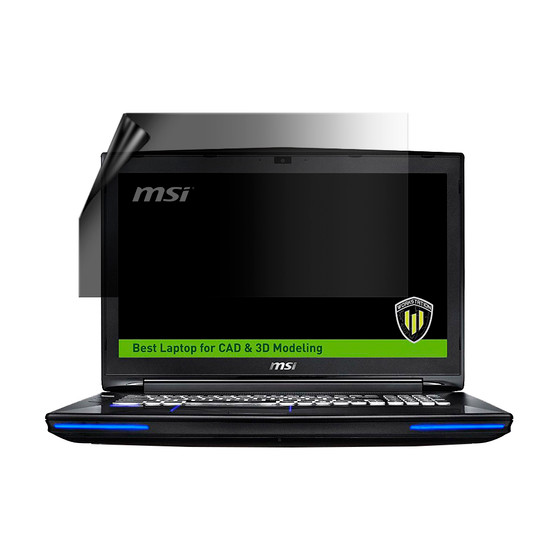MSI Workstation WT72 6QN Privacy Lite Screen Protector