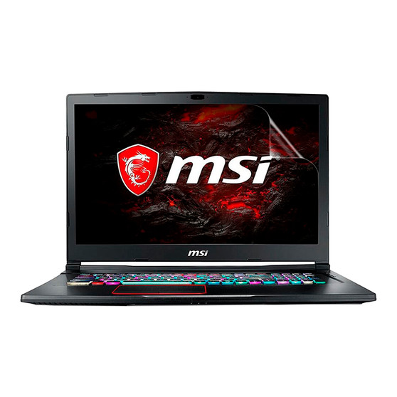 MSI GE73VR 7RF Raider Vivid Screen Protector