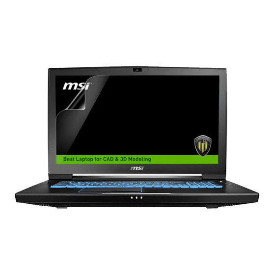 MSI Workstation WT73VR 7RM Matte Screen Protector