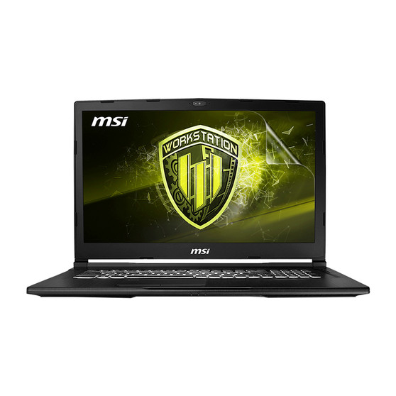 MSI Workstation WE73 8SJ Vivid Screen Protector