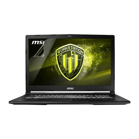 MSI Workstation WE73 8SJ Matte Screen Protector