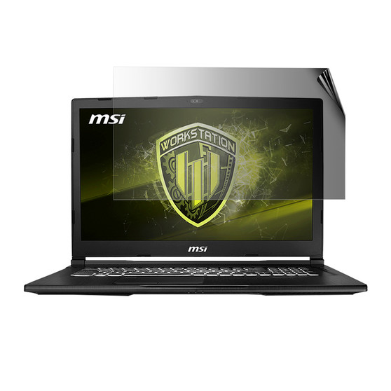 MSI Workstation WE73 8SJ Privacy Screen Protector