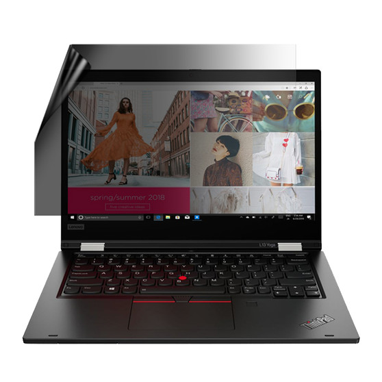 Lenovo ThinkPad L13 Yoga Privacy Lite Screen Protector