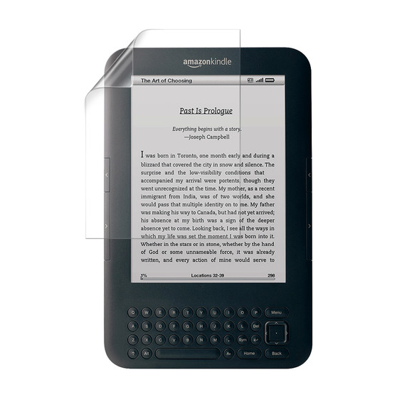 Amazon Kindle Keyboard (2010) Matte Lite Screen Protector