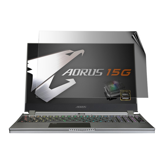 Aorus 15G XB Privacy Screen Protector