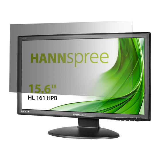 Hannspree Monitor HL 161 HPB Privacy Screen Protector