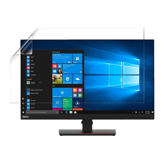 Lenovo Monitor ThinkVision T27q-20 Silk Screen Protector