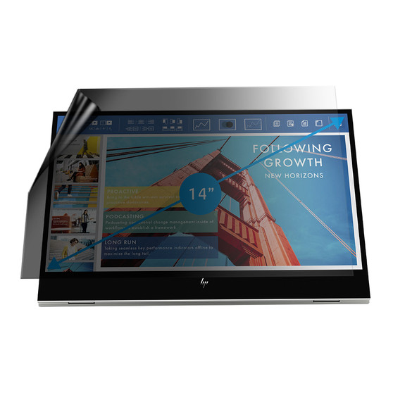 HP E14 G4 Portable Monitor Privacy Lite Screen Protector