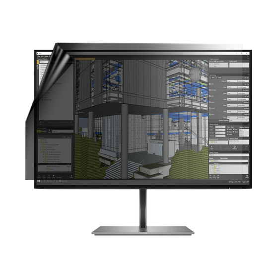 HP Monitor 24 Z24n G3 WUXGA Screen Protector - Privacy Lite