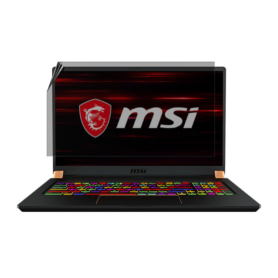 MSI GS75 Stealth 17 10SF Privacy Plus Screen Protector