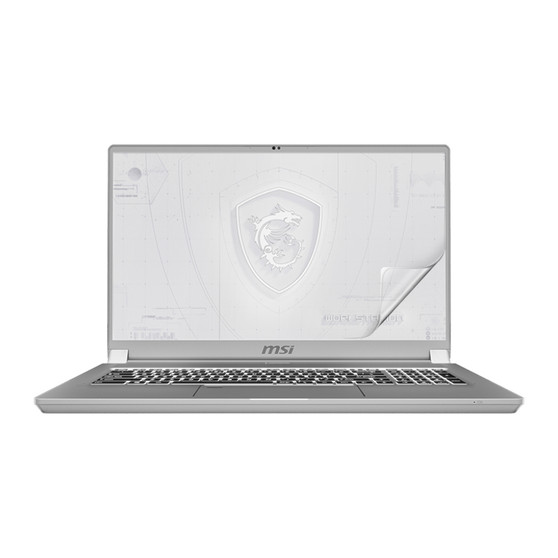 MSI Mobile Workstation WS75 10T Impact Screen Protector