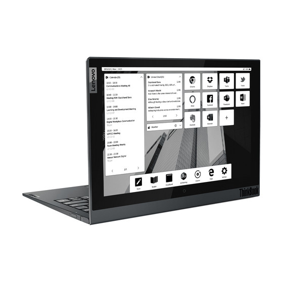 Lenovo ThinkBook Plus Gen 2 i E-Ink Display 2-in-1 Privacy Quad Screen Protector