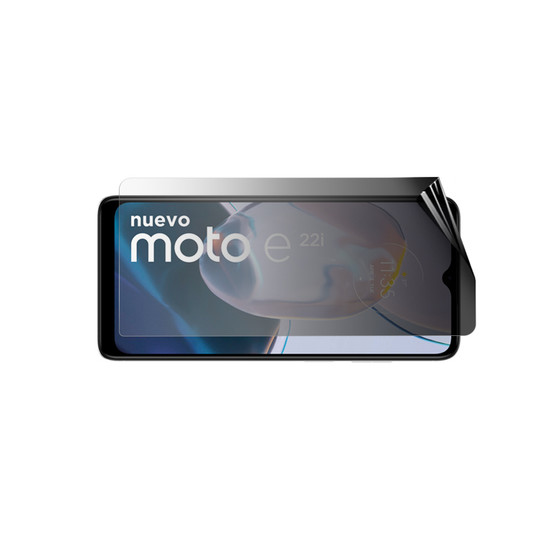 Motorola Moto E22i Privacy (Landscape) Screen Protector