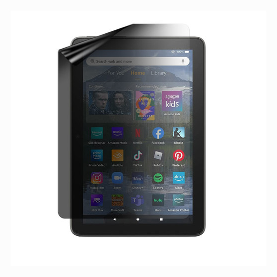 Amazon Fire HD 8 Plus (12th Gen) Privacy Lite (Portrait) Screen Protector