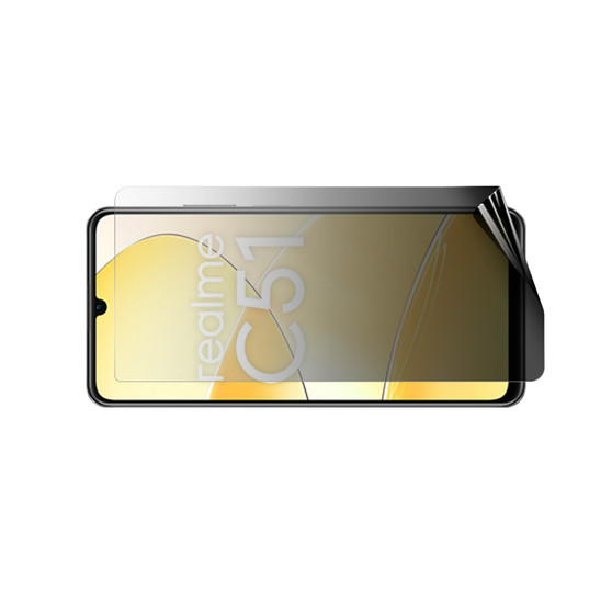 Realme C51 Privacy (Landscape) Screen Protector