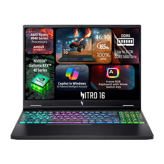 Acer Nitro 16 AN16-43 Vivid Screen Protector