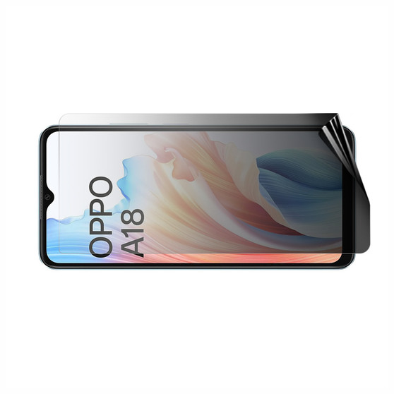 Oppo A18 Privacy (Landscape) Screen Protector