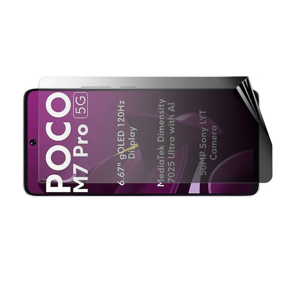 Xiaomi Poco M7 Pro 5G Privacy (Landscape) Screen Protector