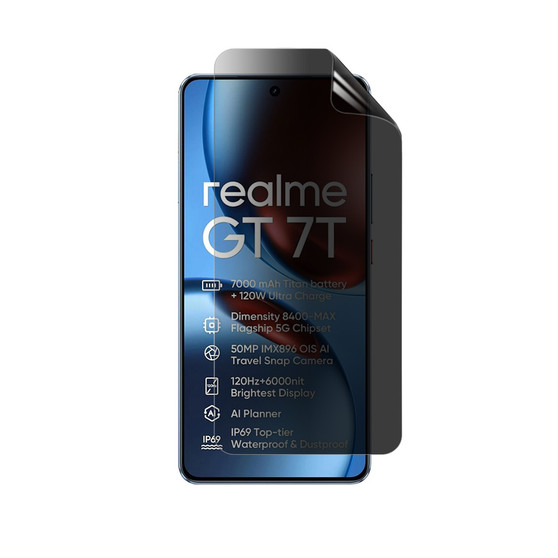 Realme GT 7T Privacy Quad Screen Protector