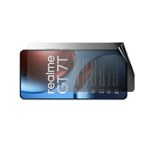 Realme GT 7T Privacy (Landscape) Screen Protector