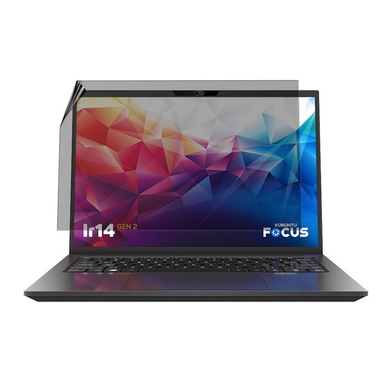 Kubuntu Focus Ir14 Gen 2 Privacy Quad Screen Protector