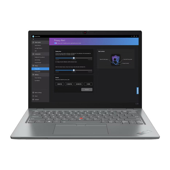 Lenovo ThinkPad L13 Gen 5 (Touch) Privacy Quad Screen Protector