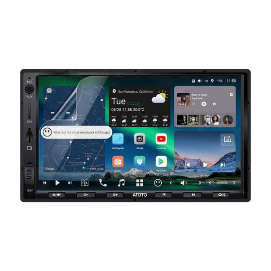 Atoto X10G2A7E (7) Matte Screen Protector