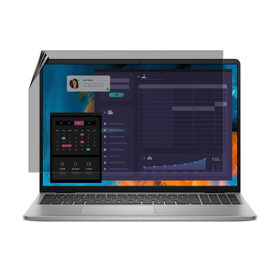 Dell Vostro 16 5640 Privacy Quad Screen Protector